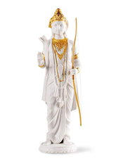 Rama Sculpture, Golden Luster